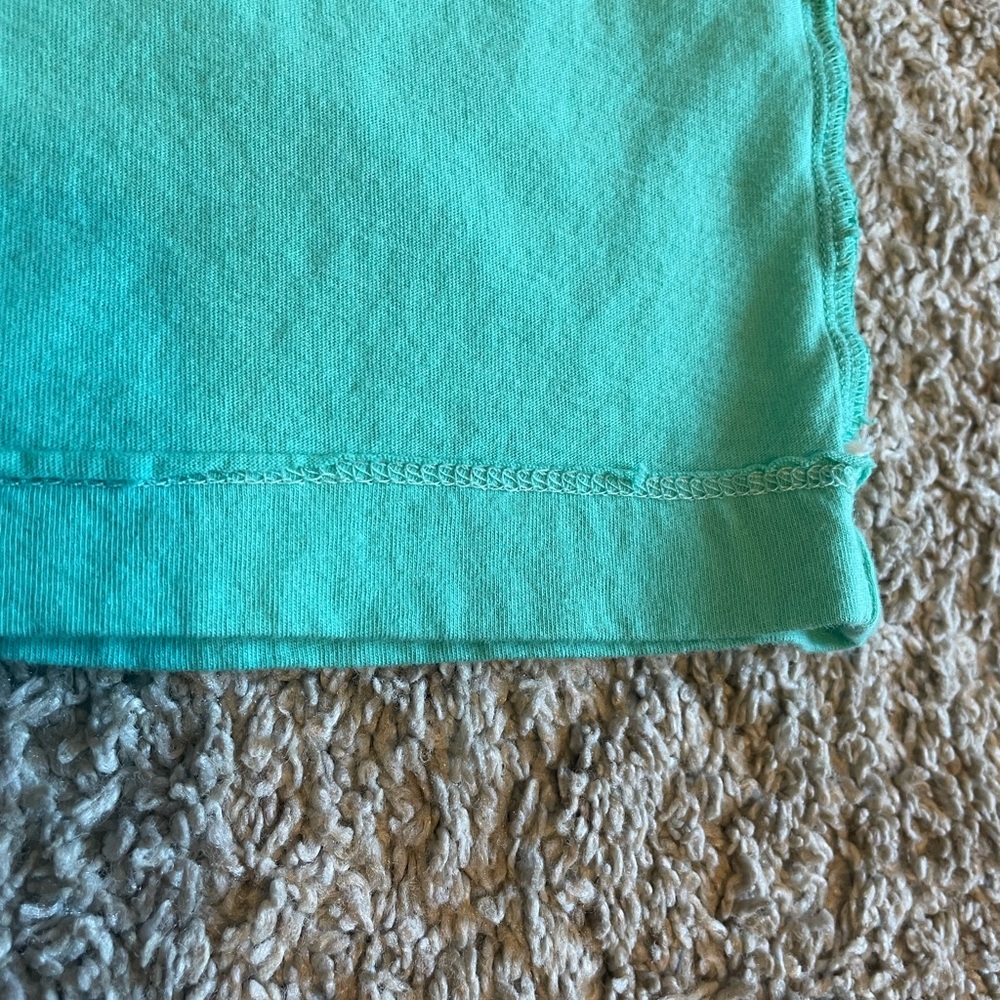 Johnny Was Turquoise Embroidered Short Sleeve Top - Picture 10 of 11